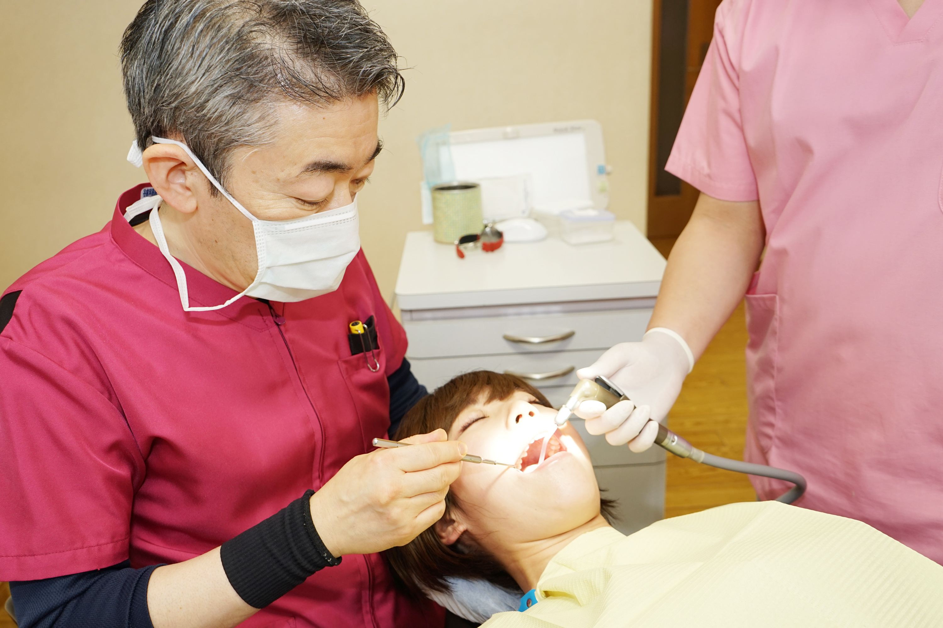 予防治療では独自の巣ステムで虫歯予防